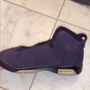 purple jordan 6’s